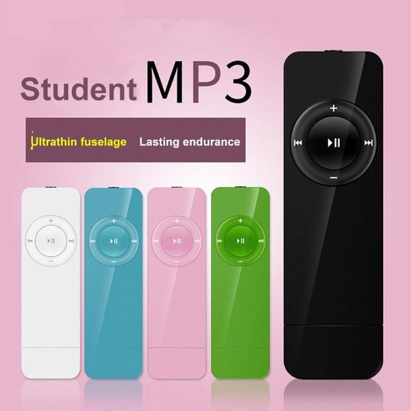 

portable mp3 player usb mini music support micro sd tf card reproductor de musica ultra-thin student learning walkman & mp4 players