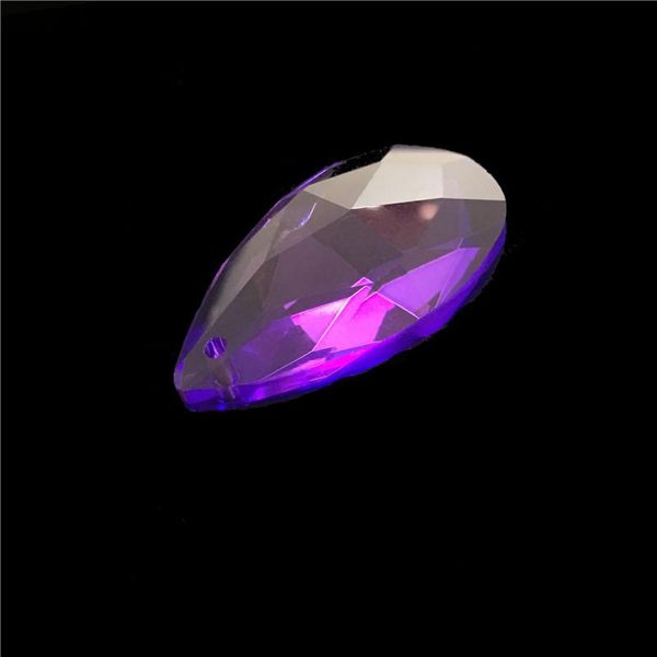 

chandelier crystal 38*22mm 50pcs violet pendant for hanging parts