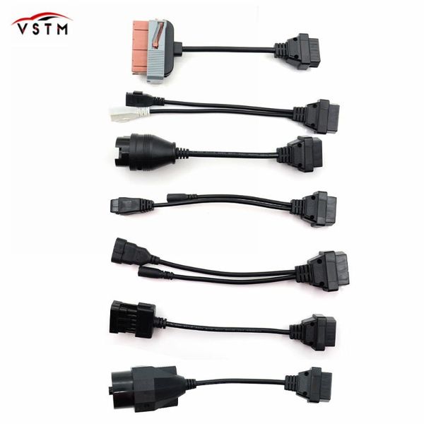 

truck cables pro obd2 obdii car cable trucks diagnostic tool connect 8 pcs tools