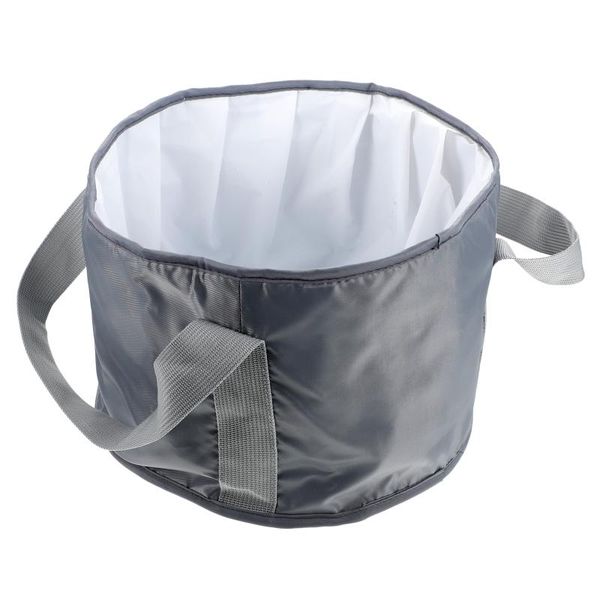 

buckets 1pc outdoor folding water bucket portable bag travel foot bath