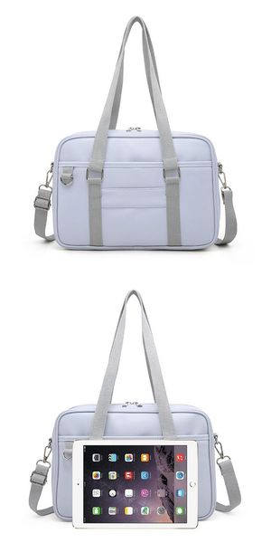 

evening bags handbag student uniform shoulder bag pu women simple casual messenger