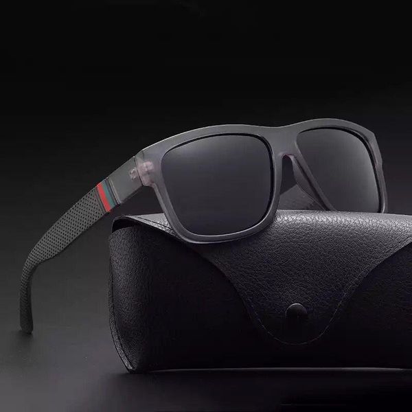 

sunglasses fashion men polarized square plastic outdoor anti-reflective mirror glasses clsaaic women driving sun uv400, White;black