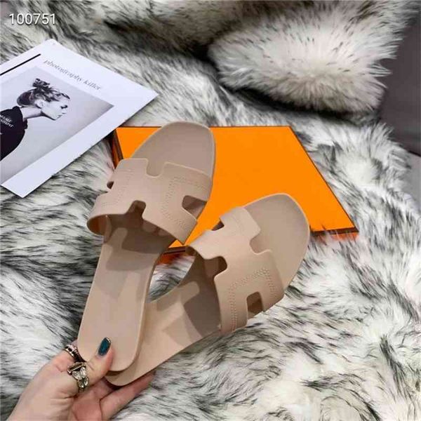 

shoes rubber slippers women flat bottom sandals in summer 2021, Black