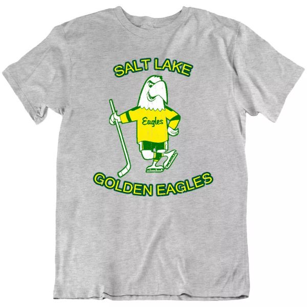 

hockey eagles tee salt lake golden eagles retro 70's sport fan t-shirts gift new, White;black