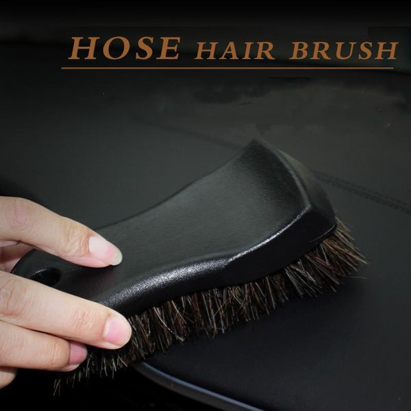 

car sponge washing brush more dense pure black premium select horse hair interior cleaning for leather vinyl fabric