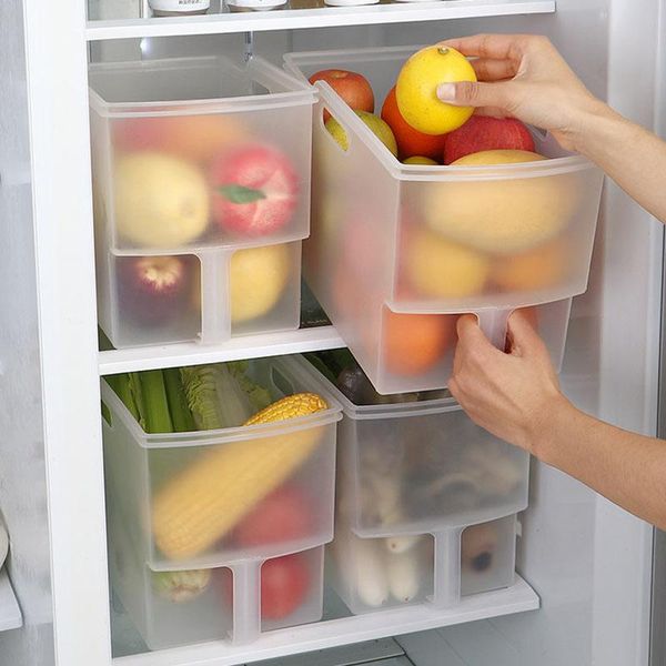 

storage bottles & jars large transparent food box makeup organizer closet toy home office bin household organization