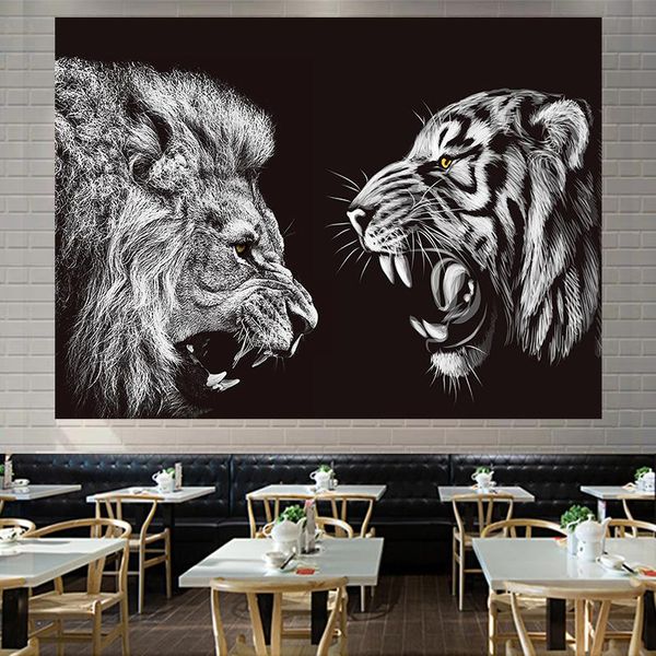

tapestries aesthetic room lion tapestry anime wall covering house stuff for home and rugs modern living decoration mural
