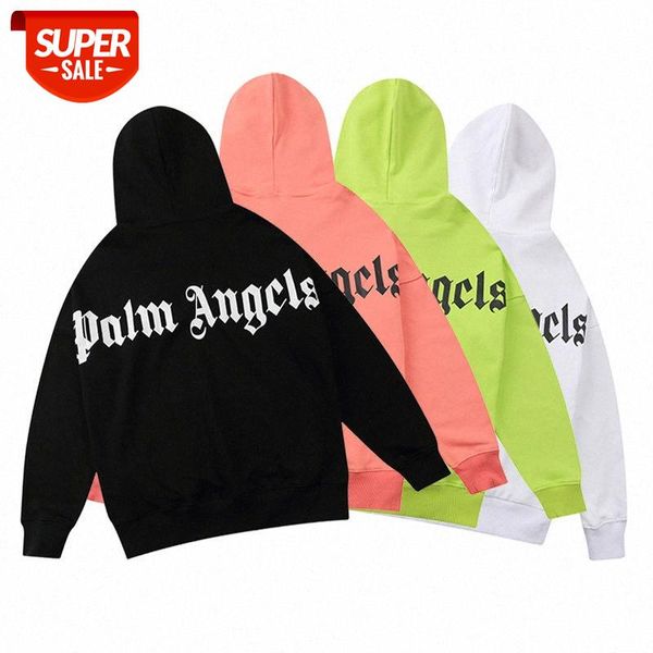 

street hoodie pa angel physical angels letters casual sweater #fv4f, Black