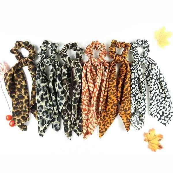 

travel style printed tropical silk scarf square towel large intestine super immortal sweet cloth ribbon circle hair ornament