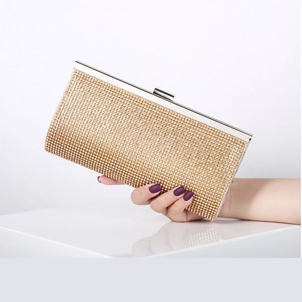 

women's diamond wedding clutch party purse evening chain shoulder bags