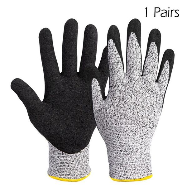 

disposable gloves work resistant latex waterproof fully coated nylon coldproof protection gardening