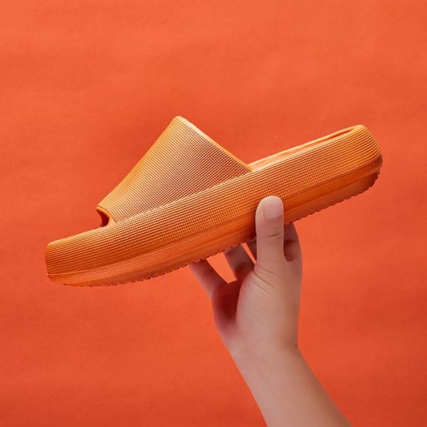 

women's thick platform slippers summer beach eva soft sole slide sandals leisure men ladies indoor bathroom anti-slip shoes, Black