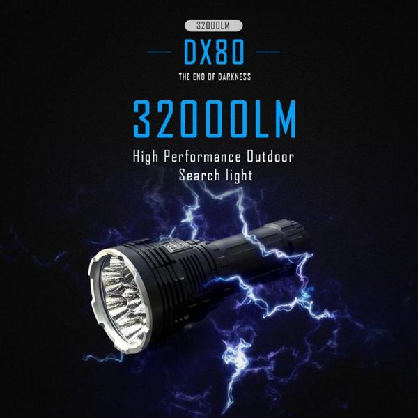 

flashlights torches imalent dx80 factory outlet powerful led creexhp70.2 32000lumen ultra bright waterproof rechargeable torch