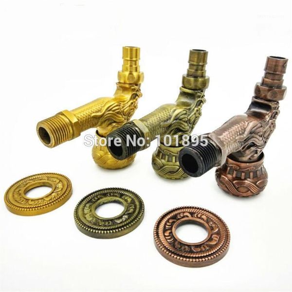 

luxury 3 colors wall mounted zinc material bibcock1