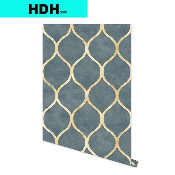 

wallpapers modern golden striped self adhesive wallpaper circle peel and stick contact paper removable waterproof wall covering
