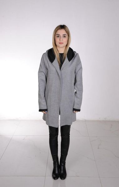 

women's jackets boucle fabric long women cardigan, Black;brown
