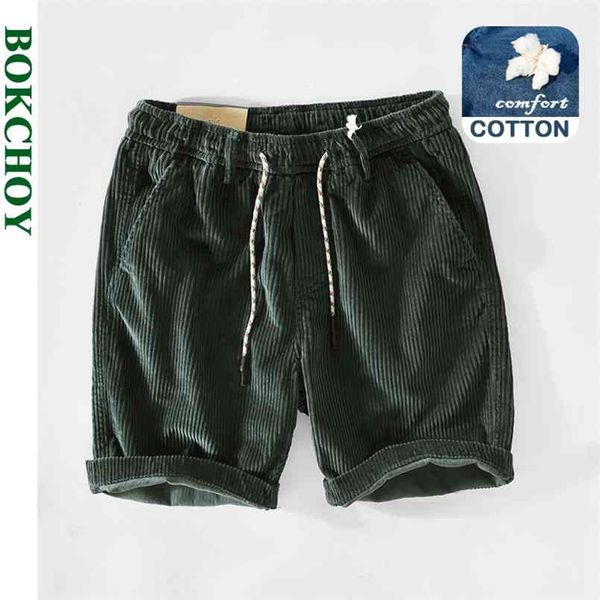 

summer men's cotton corduroy casual shorts ga-t102 210721, White;black