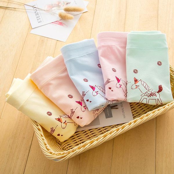 

girls underwear wholesale cartoon baby middle and small children candy color combed cotton boxer briefs for panties, Camo