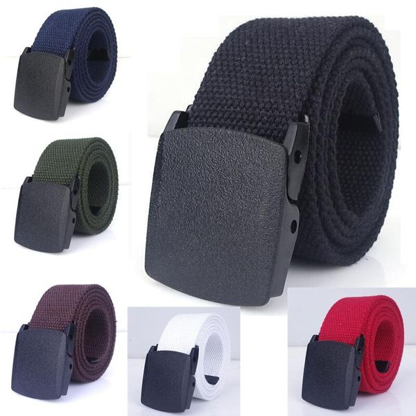

belts men women belt leisure army tactical waist jeans male casual luxury designer canvas webbing waistband femme, Black;brown