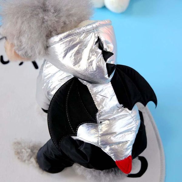 

dog apparel silver colors s-xxl sizes super warm and thick clothes for dogs autumn winter four legs pet clothing jumpsuit 10e