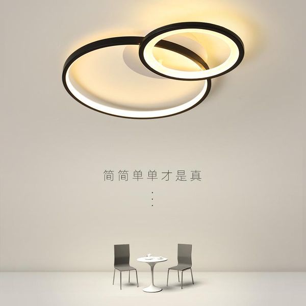 Dairesel yatak odası lambası modern basit yaratıcılık Kuzey Avrupa moda atmosferi ev led 2021 tavan ışıkları