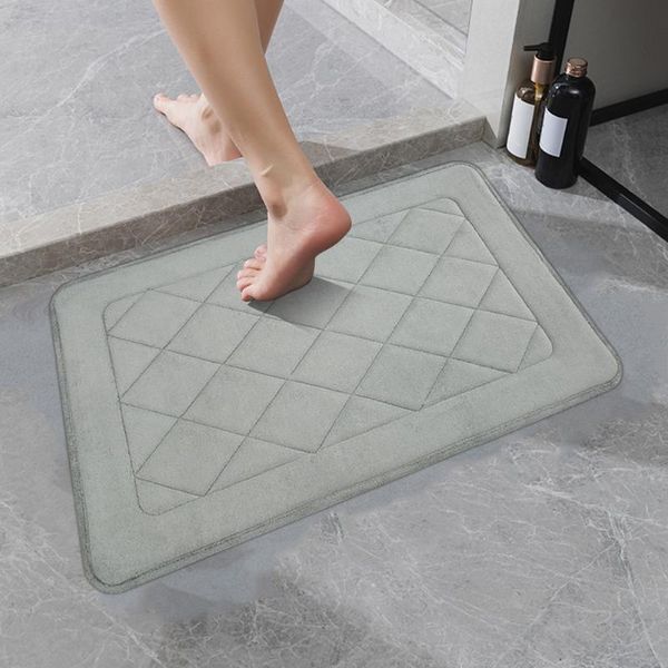 

carpets floor mat soft memory foam non slip bathroom rug absorbent washable entrance home door