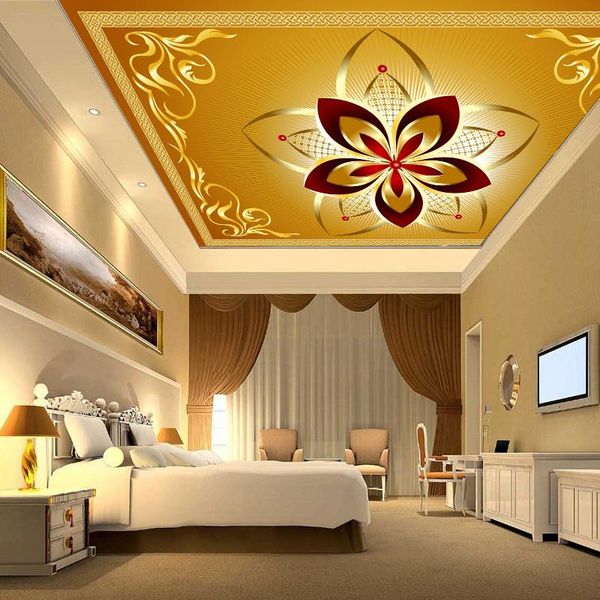

wallpapers custom 3d continental suspended ceiling wallpaper murals backdrop living room el