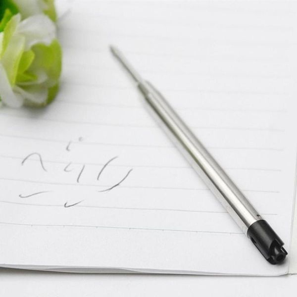 

ballpoint pens 5pc balck / blue metal pen replacement fit for parker refills style z9n0, Blue;orange