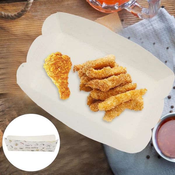 

gift wrap 100pcs disposable snack packing boxes paper chips