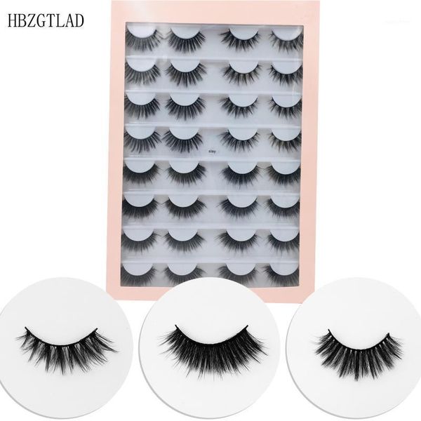 

pairs multipack 3d soft mink hair false eyelashes handmade wispy fluffy long lashes makeup tools eye lashes1