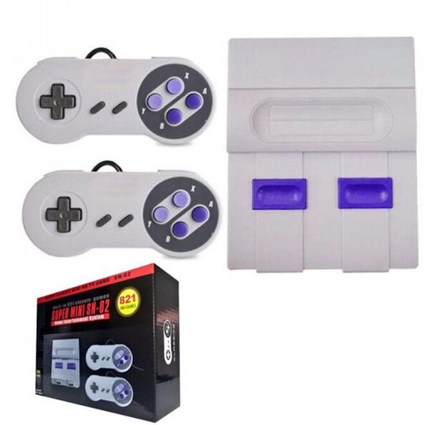 

built-in 821 mini game console 8 bit retro classic handheld gaming player output video two players vs 620 621 factory price portable
