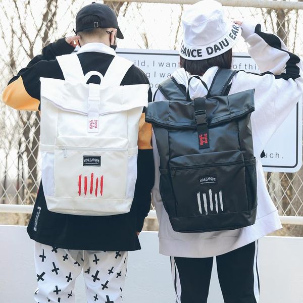 

backpack tide brand female waterproof large capacity lightweight travel bag male student schoolbag computer