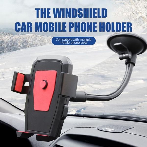 

cell phone mounts & holders car holder in bracket mount cup universal mobile support telephone suction windshield locking