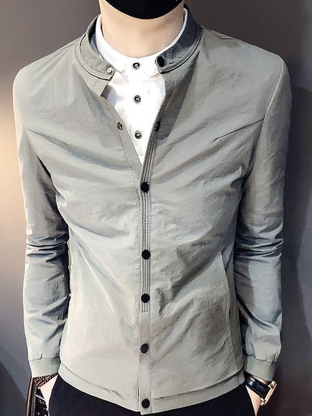 

men's jackets spring short 2021 bomber jacket casual coat men mens clothing chaquetas hombre sylxjk1001 kj5764, Black;brown