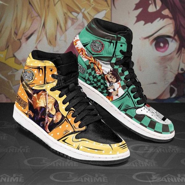 

sneakers and zenitsu breathing tanjiro form demon slayer anime shoes3l3z