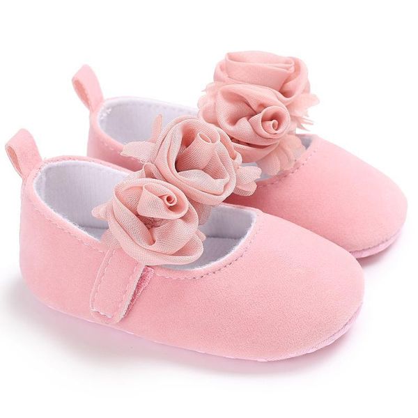 

baby walking shoes infant girls flower first walkers for soft bottom pure comfortable cute 7 colors