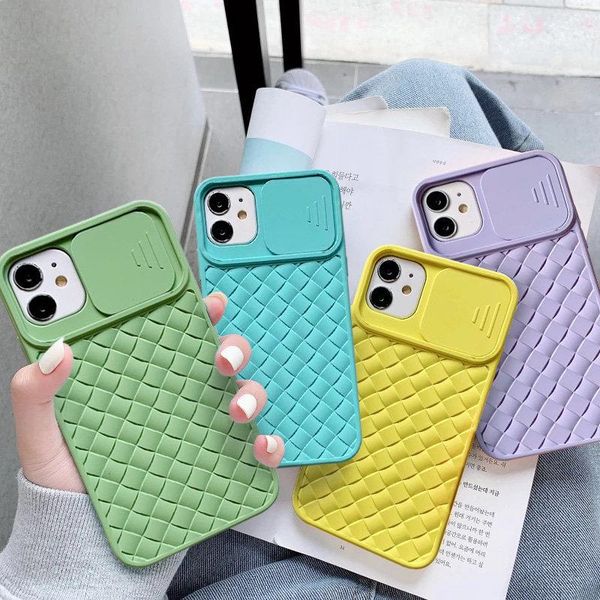 

cell phone pouches camera lens protection case on for 11 12 pro max 8 7 6 6s plus xr xsmax x xs se 2021 color candy soft back cover