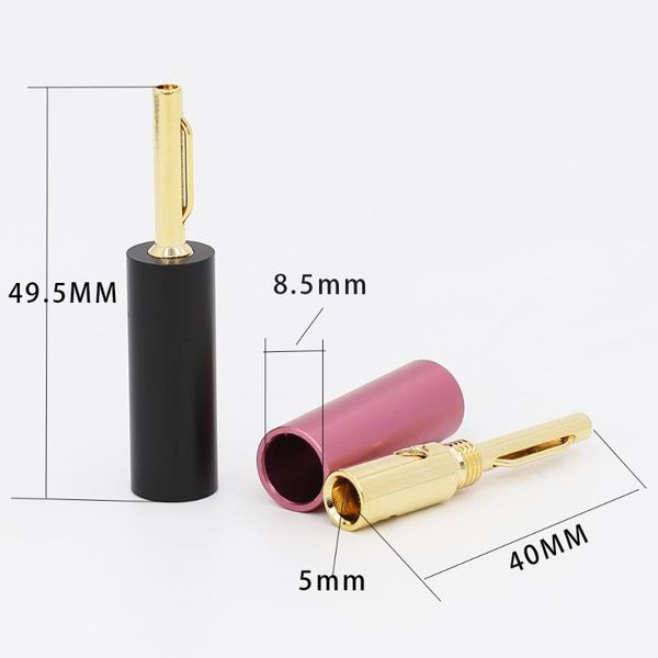 

smart power plugs gold plated banana audio speaker male connector