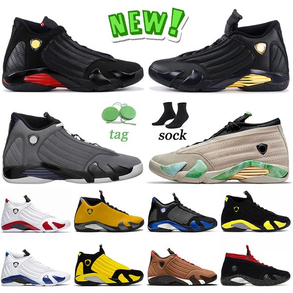 

high og 14 14s basketball shoes jumpman sneakers mens last slight graphite fortune candy cane university gold spm black blue yellow outdoor
