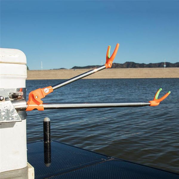 

boat fishing rods equipment holder folding stainless steel hand rod use 2021 1.5m 1.7m 2.1m 2.4m