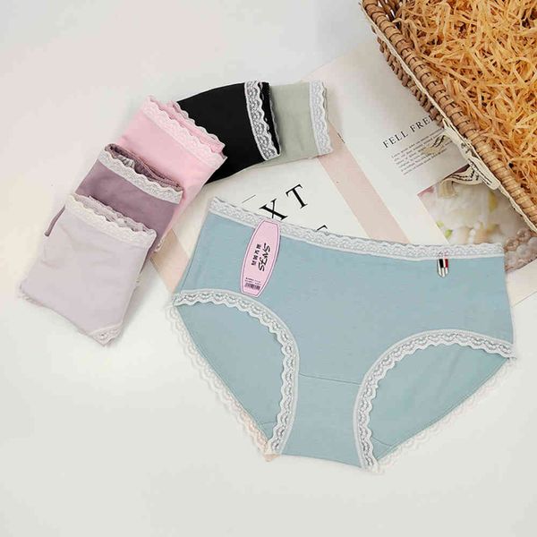 

underwear color briefs student girls lace female, Black;pink