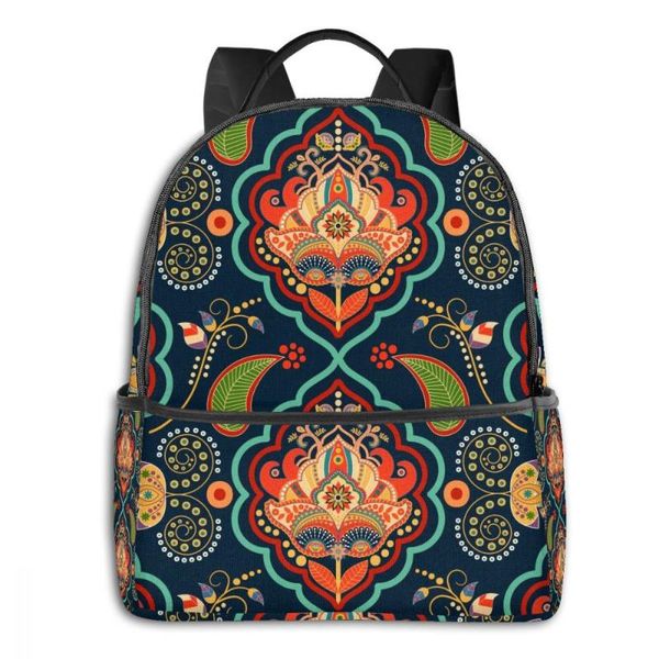 

backpack fashion shoulder bag colorful ethnic abstract geometric school for teenage girl boy children backpacks travel