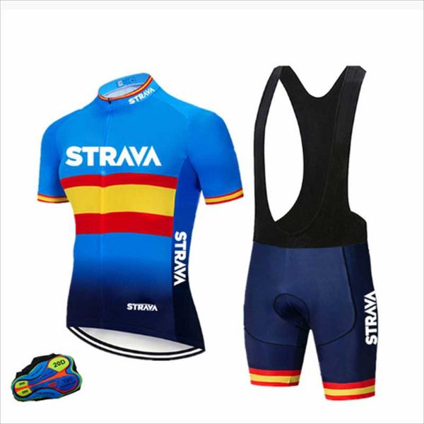

racing sets strava bike jersey designs oem factory men cycling set supper comfortable sublimated team club short, Black;blue