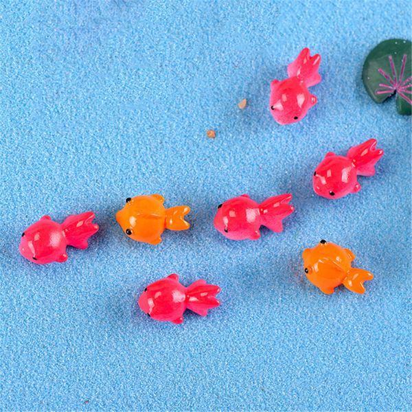 

fish miniatures animals goldfish figurines miniature for garden decoration mini landscape decor children toys miniatures 122980