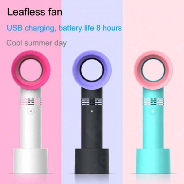 

electric fans usb mini personal cooling fan 3 speeds portable hand held cooler internal rechargeable powerful battery outdoor office