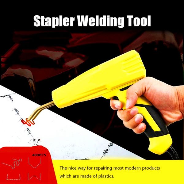 

new 100w handy plastics welders garage tools staplers staple pvc repairing machine car bumper repairing stapler welding tool