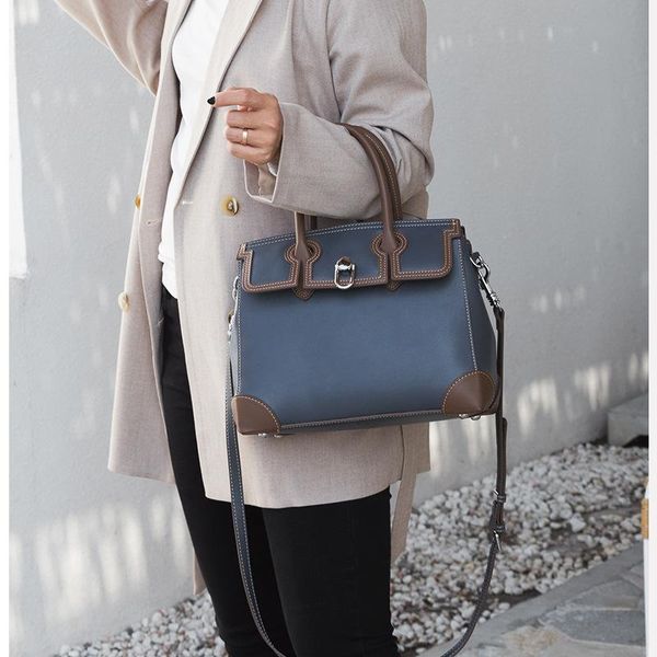 

evening bags xiaoning autumn and winter leather women's bag portable large capacity single shoulder messenger simple versatile re