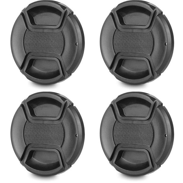 

lens caps 58mm cap with leash hole bundle for dslr cameras (58mm)- 4 pack