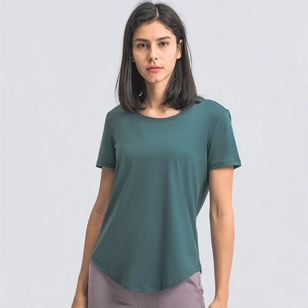 

fitness blouses sports women haut femme loose short sleeves breathable yoga shirts vest gym clothing crop summer outfit