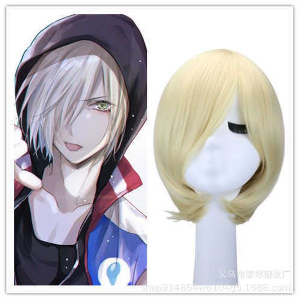 

on the original ice on ice yuri prisetti cos wig, Black